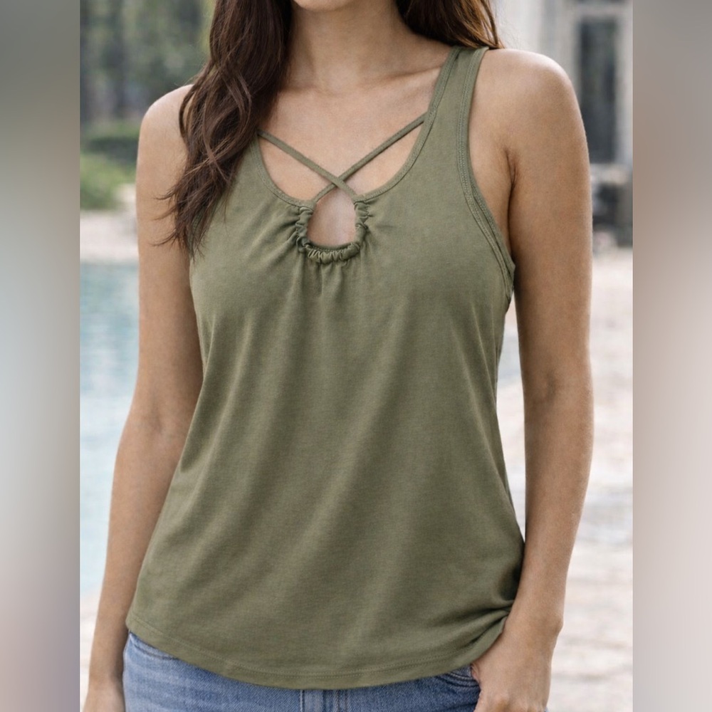 Brand New Olive Green Top